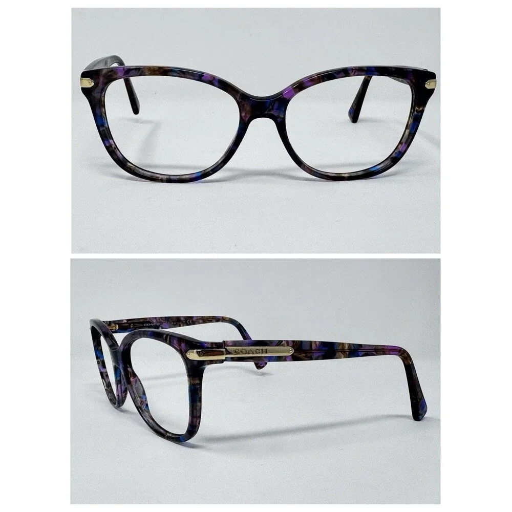 Coach HC8132 L109 Confetti Purple Eyeglass Frames 51-17-135